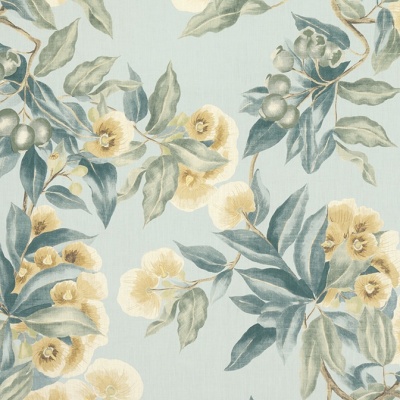 Anna French Camellia Garden Linen in Soft Gold